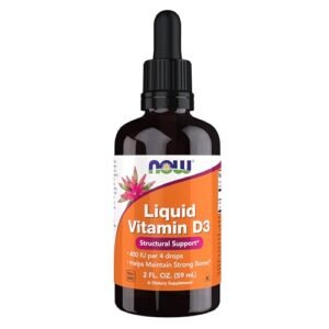 Now Foods Liquid Vitamin D-3 400Iu/Dropper, 2 Ounce  Amazon.in: Health & Personal Care