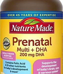 Nature Made Prenatal Multi + DHA, 200Mg Softgel, 150 Count  Amazon.in: Health & Personal Care