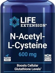 Life Extension N-Acetyl-L-Cysteine (NAC) - 60-600mg Veggie Caps  Amazon.in: Health & Personal Care