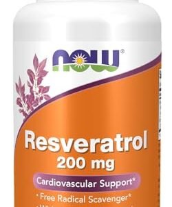 Now Foods, Natural Resveratrol, 200 mg, 60 Veggie Caps.  Amazon.in: Health & Personal Care