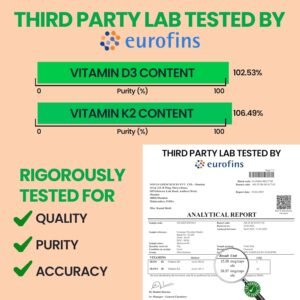 Carbamide Forte Vitamin D3 K2 | Vitamin D3 K2 Supplement for Bone & Heart Health | Vitamin D tablets with Vitamin K2 MK7 | Premium Vitamin D3 supplement with K2 for Wellness...