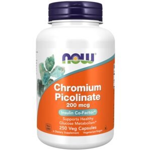 NOW Foods Chromium Picolinate 200mcg, 250 Capsules