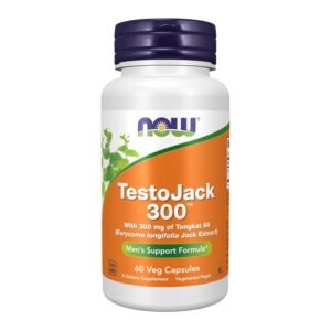 Now Foods TestoJack 300 Extra Strength, 60 Veggie Capsules