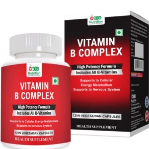 ProNutrition B Complex Vitamins - ALL Including B12, B1, B2, B3, B5, B6, B7, B9, Folic Acid Vitamin Supplement for Stress, Energy and Healthy Immune System 120 Veg capsules, 120...