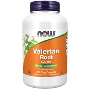 NOW Foods Valerian Root, 500mg, 250 Veg Capsules
