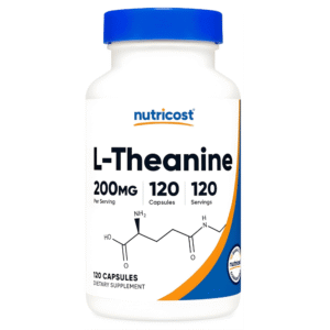 Nutricost L-Theanine 200mg; 120 Capsules - Double Strength