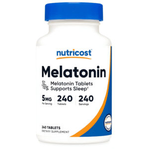 Nutricost Melatonin 5mg, 240 Tablets - 5mg Per Serving, Non-GMO, Gluten Free