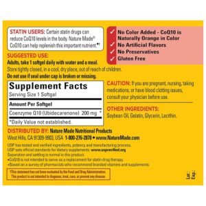 Nature Made CoQ10 (Coenzyme Q 10) Softgel, 105 count : 105 count